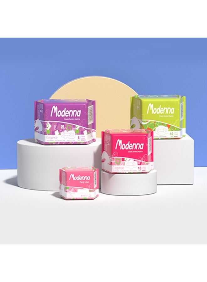 Modenna 350mm 8pads Soft Breathable Dry Comfotable Classic Sanitary Napkins - Image 3